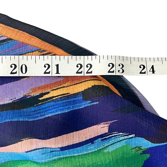 Lane Bryant Top Size 18/20 Babydoll Sheer Cross Over Front Elasticized Waist EUC - Picture 11 of 12